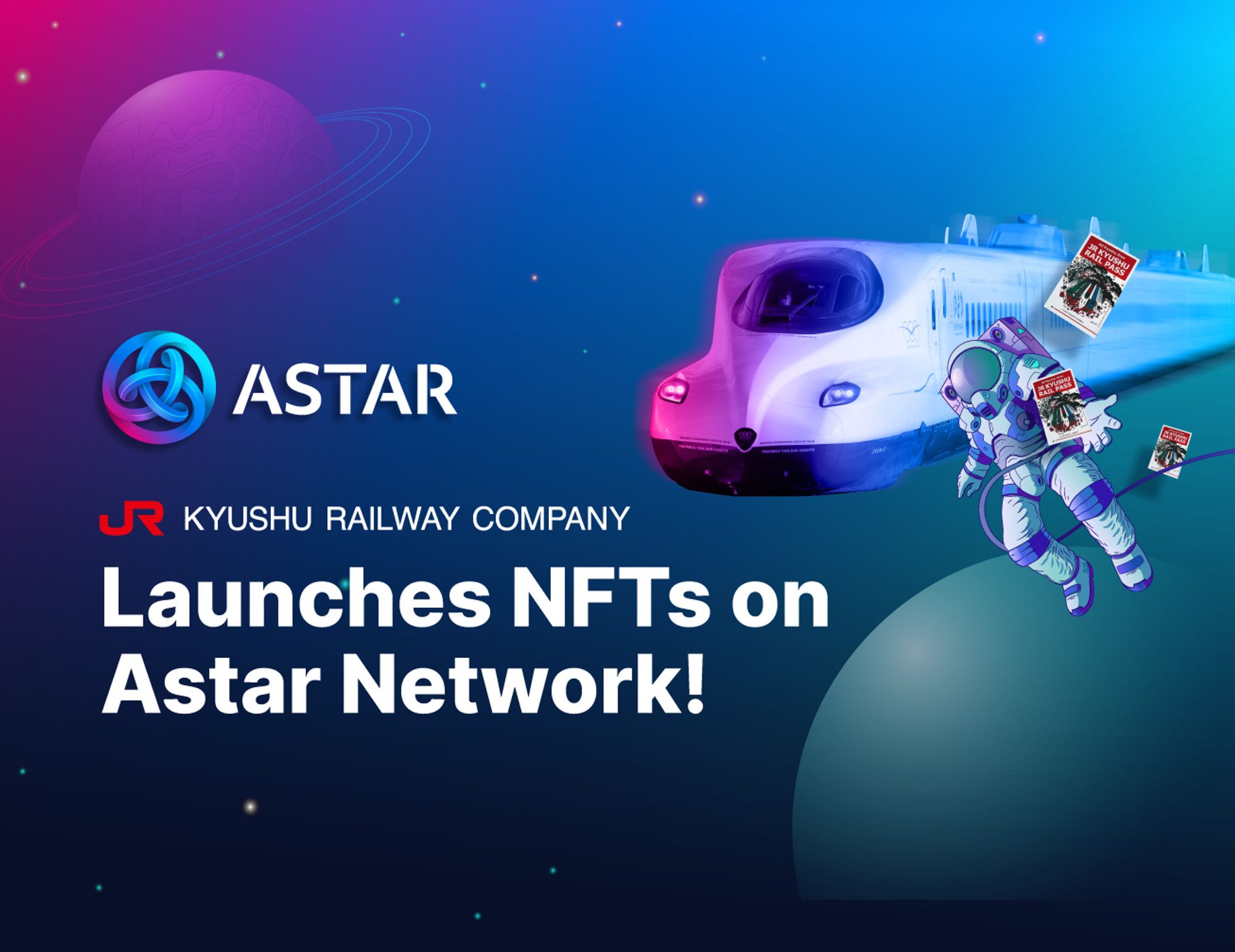 JR Kyushu Railway Company To Launch NFTs on Astar Network To Boost Customer Engagement
