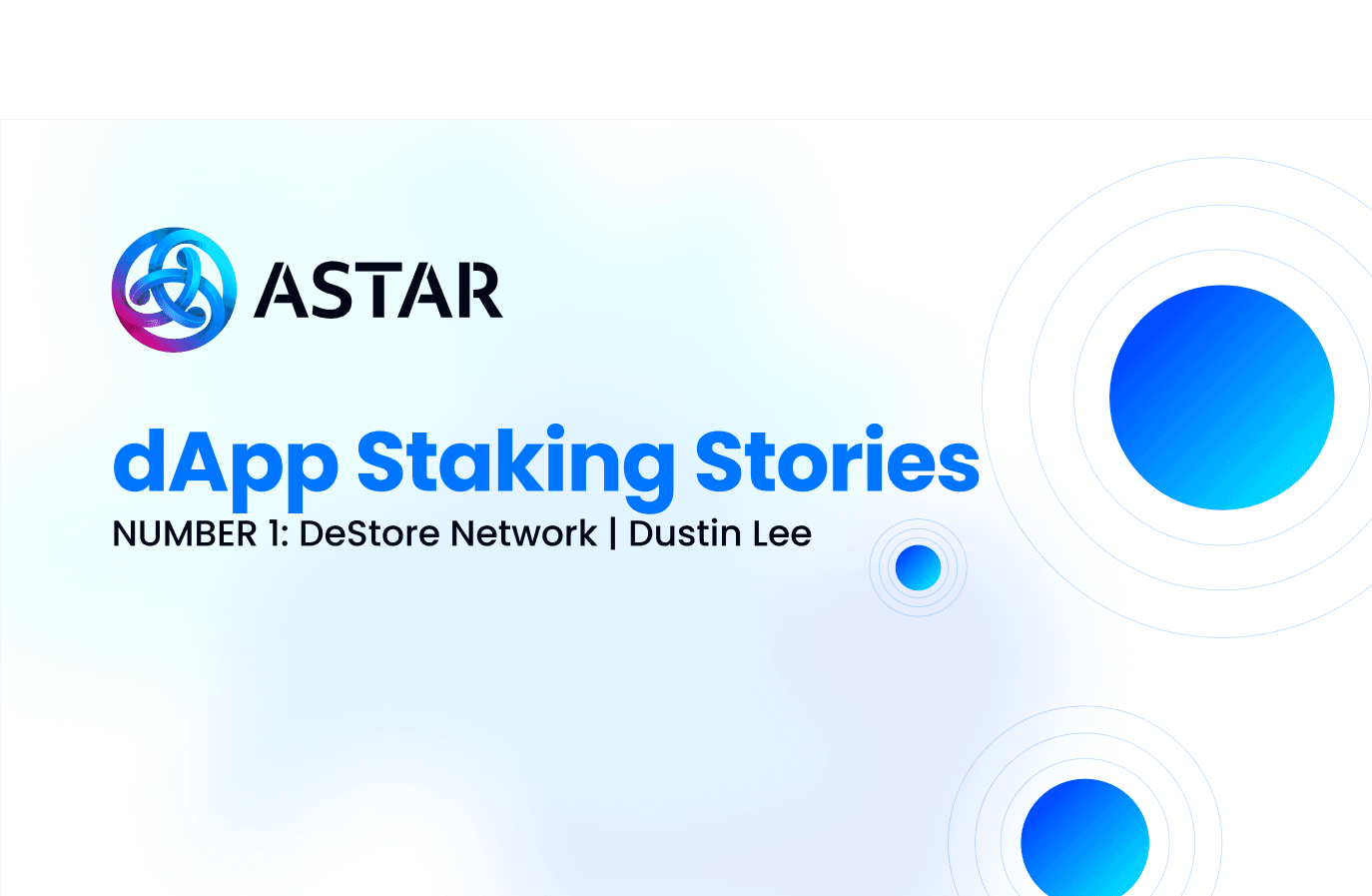 DApp Staking Stories #1: DeStore 