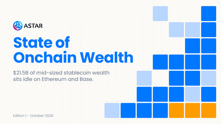 $21.5B of Mid-Sized Stablecoin Wealth Sits Idle on Ethereum and Base | State of Onchain Wealth 